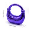 Premium Luxury Acrylic Evening Handbag for Women Purple