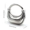 Premium Luxury Acrylic Evening Handbag for Women Silver