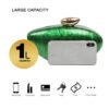 Ladies 'wedding Party  Dinner Bag,Metal Chain Shoulder Bag Green