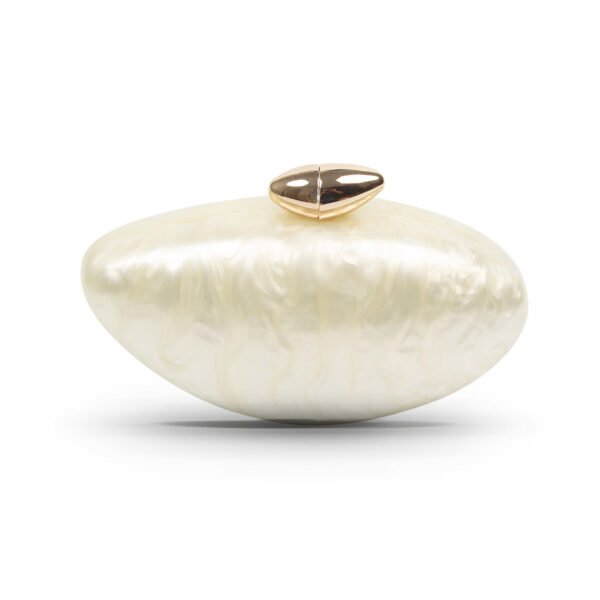 Ladies 'wedding Party Dinner Bag,Metal Chain Shoulder Bag White