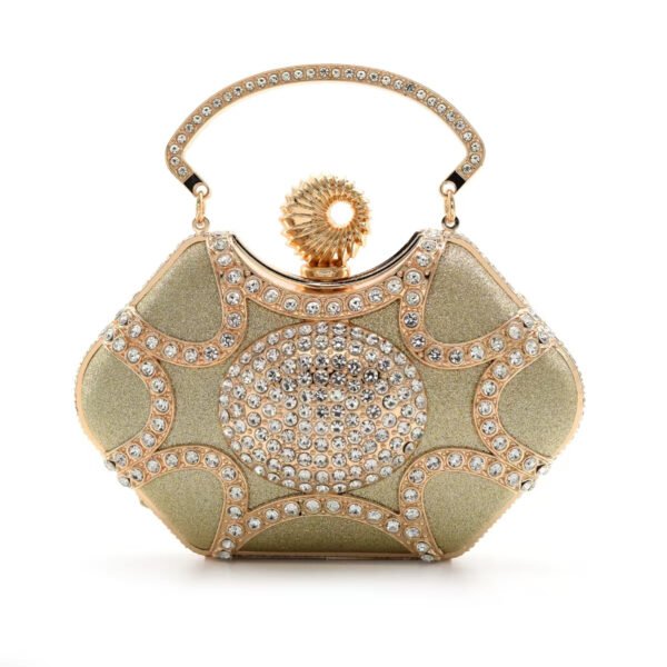 Women's high-end luxury metal dinner handbags, wedding parties, parties, and dinner wallets-017