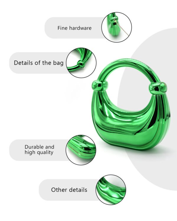 Premium Luxury Acrylic Evening Handbag for Women Green