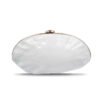 Premium luxury acrylic seashell women's evening handbag White