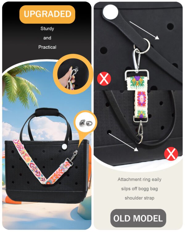 Bag Strap & Phone Holder for Bogg Bag Accessories, Adjustable Crossbody Shoulder Strap