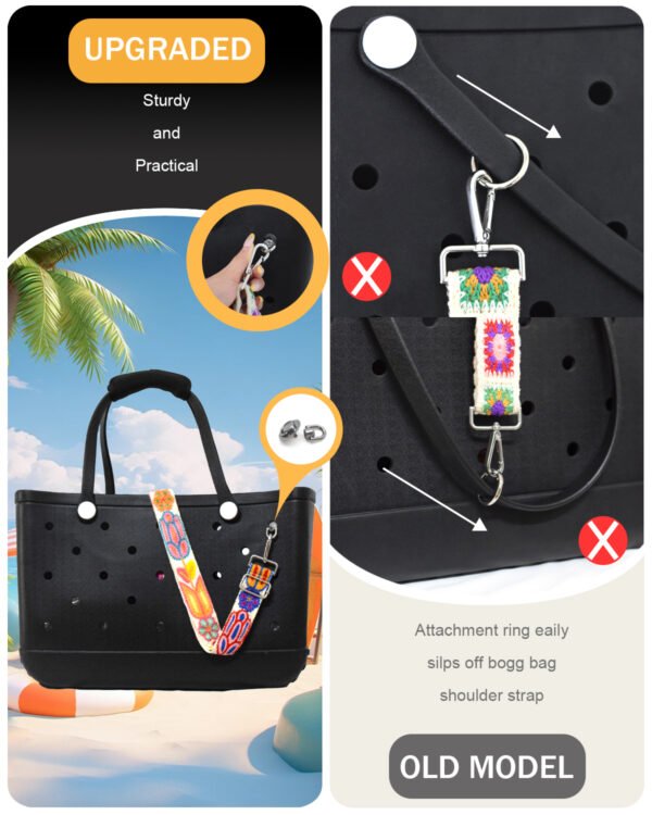 Bag Strap & Phone Holder for Bogg Bag Accessories, Adjustable Crossbody Shoulder Strap