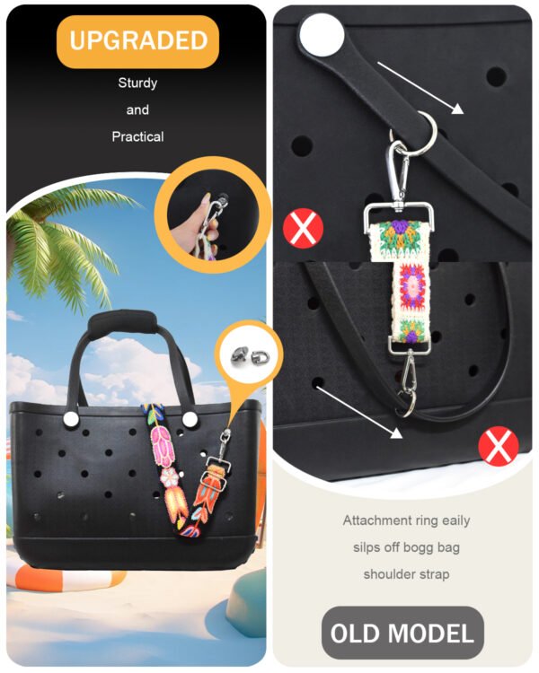 Bag Strap & Phone Holder for Bogg Bag Accessories, Adjustable Crossbody Shoulder Strap