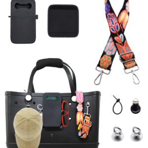 b (7) Bag Strap & Phone Holder for Bogg Bag Accessories, Adjustable Crossbody Shoulder Strap