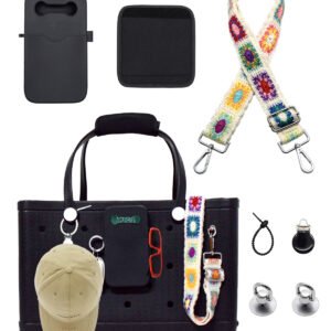 未标题-1vd Bag Strap & Phone Holder for Bogg Bag Accessories, Adjustable Crossbody Shoulder Strap