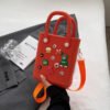 详情-06 DIY macaron colored beach bag,Equipped with adjustable straps orange