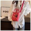 详情-09 DIY macaron colored beach bag,Equipped with adjustable straps Black