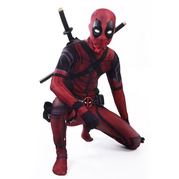 11051596722_19992802472 Deadpool Deluxe Full Tights Halloween Costume